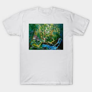 Retreat-Cabin in the Woods T-Shirt